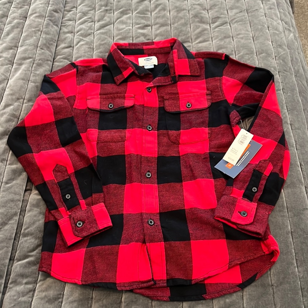 NWT! Boys Buffalo checked shirt with Built-In Flex